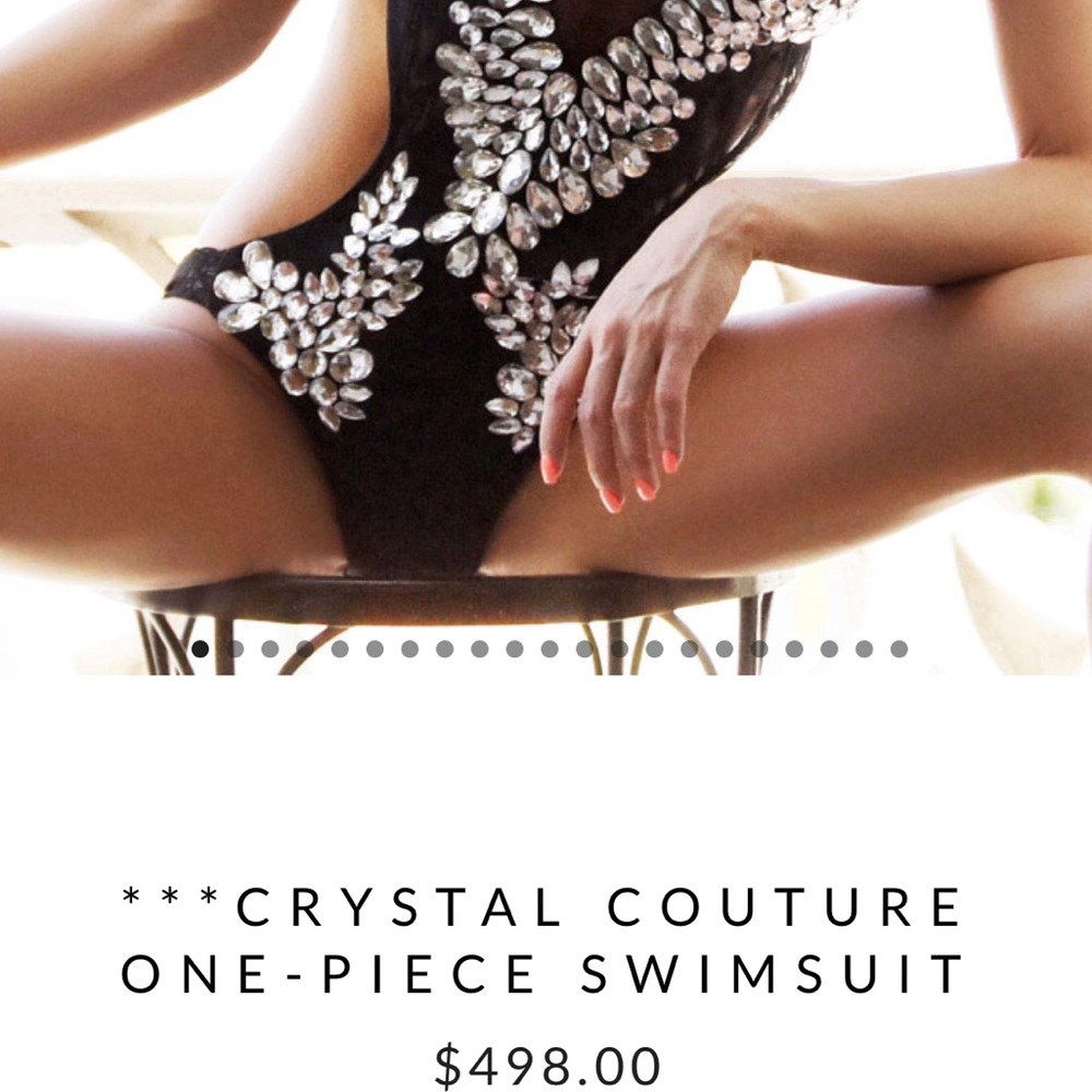WATER VIXEN Crystal Couture one piece swim… - Picture 10 of 17